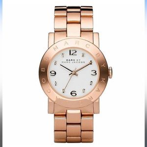 Marc Jacobs MBM3077 Rose Gold Stainless Steel Bangle Women's Watch